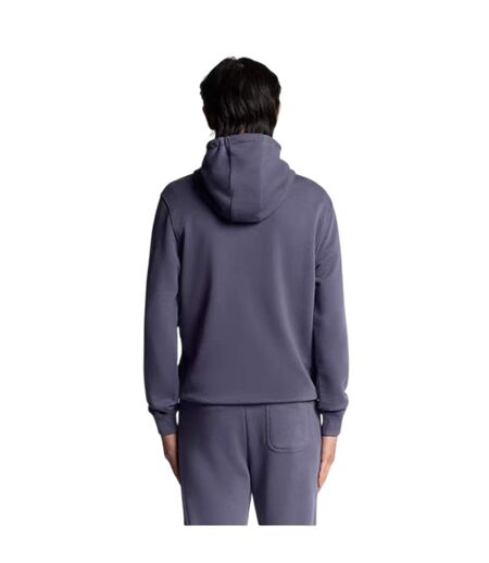 Mens Embroidered Logo Hoodie Graystone Lyle & Scott