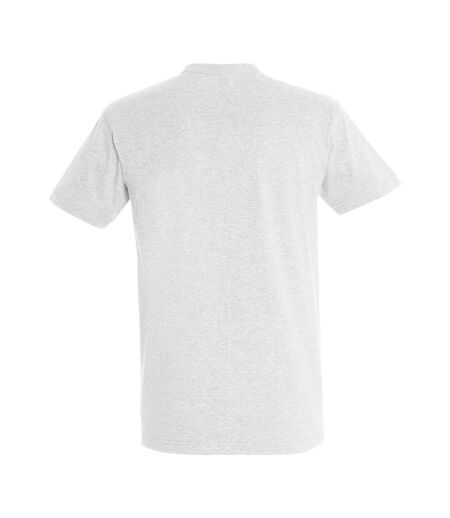 SOLS Mens Imperial Heavyweight Short Sleeve T-Shirt (Grey Marl) - UTPC290