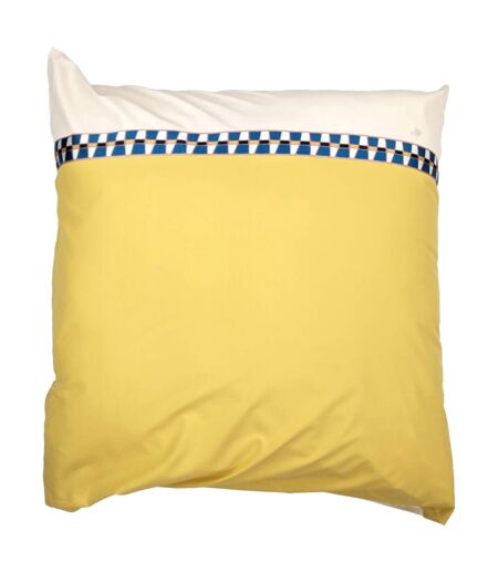 Taie d'oreiller percale de coton ROMY AMBRE