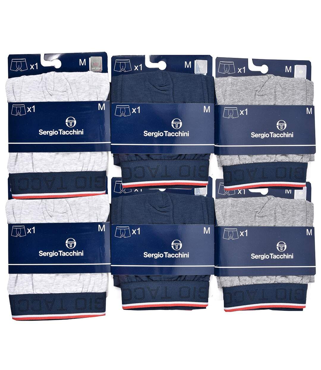 Boxer Homme SERGIO TACCHINI Lot de 6 Pack de 6 Boxers 5813-3