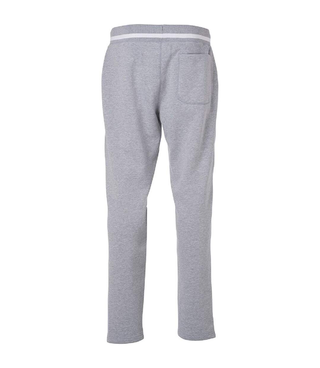 Pantalon jogging homme - JN780 - gris chiné