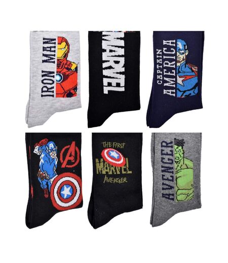 Chaussettes AVENGERS - Pack de 6
