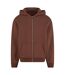 Veste À Capuche Adulte Marron Foncé Build Your Brand-1