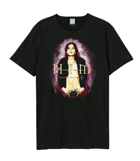 T-shirt razorblade romance adulte noir Amplified