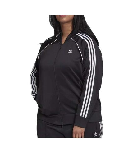 Veste Noire Femme Adidas Tracktop - 48/50