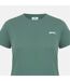 T-shirt Motif/style Uni Femme Kaki Slazenger-4