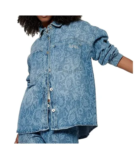 Chemise bleu femme kaporal biva