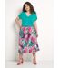 Jupe-culotte taille élastiquée imprimé tropical-3