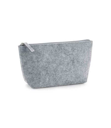 Felt accessory bag 18cm x 9cm x 19cm grey melange Bagbase