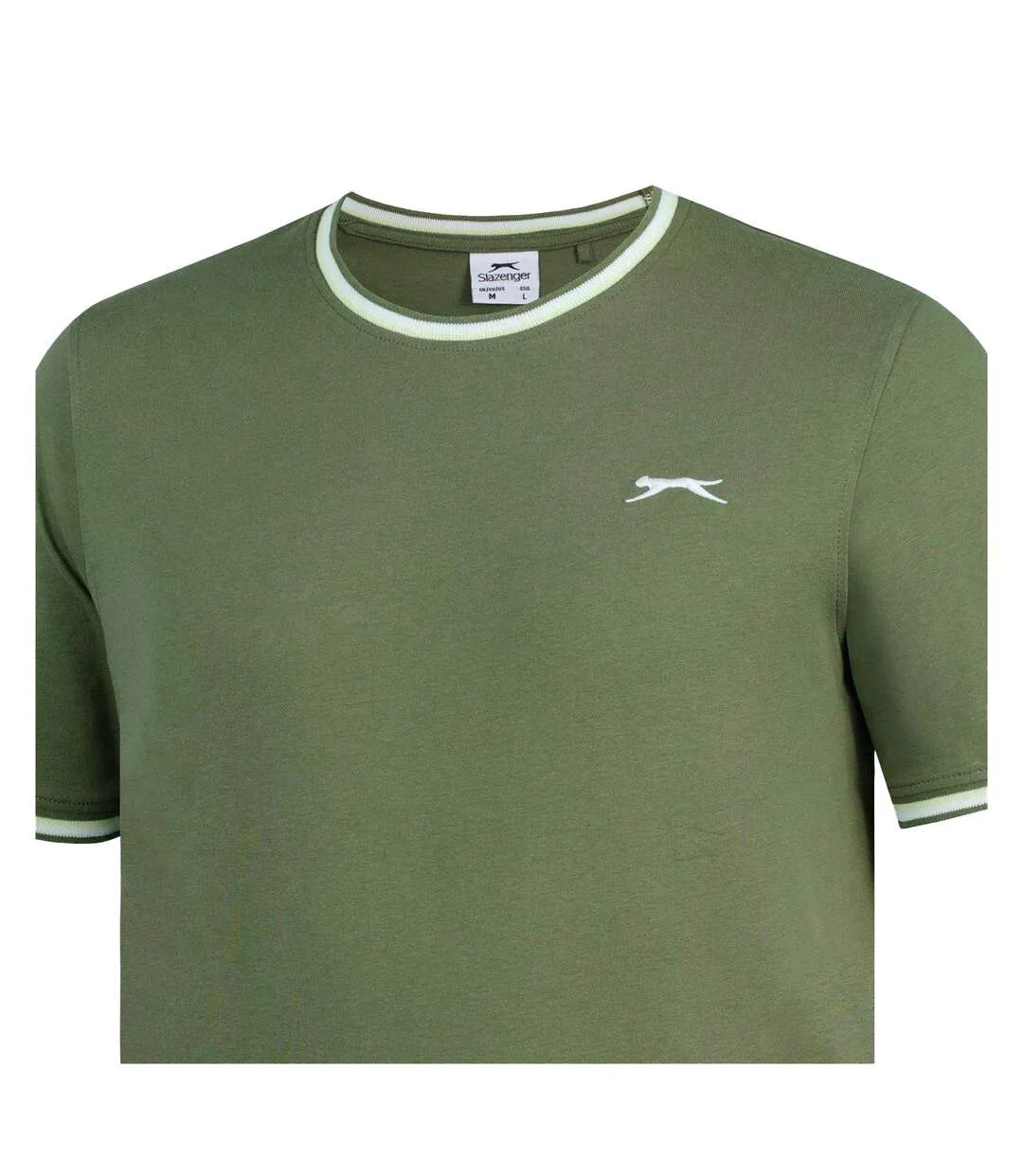 Mens Cotton T-shirt Slate Blue Slazenger-3