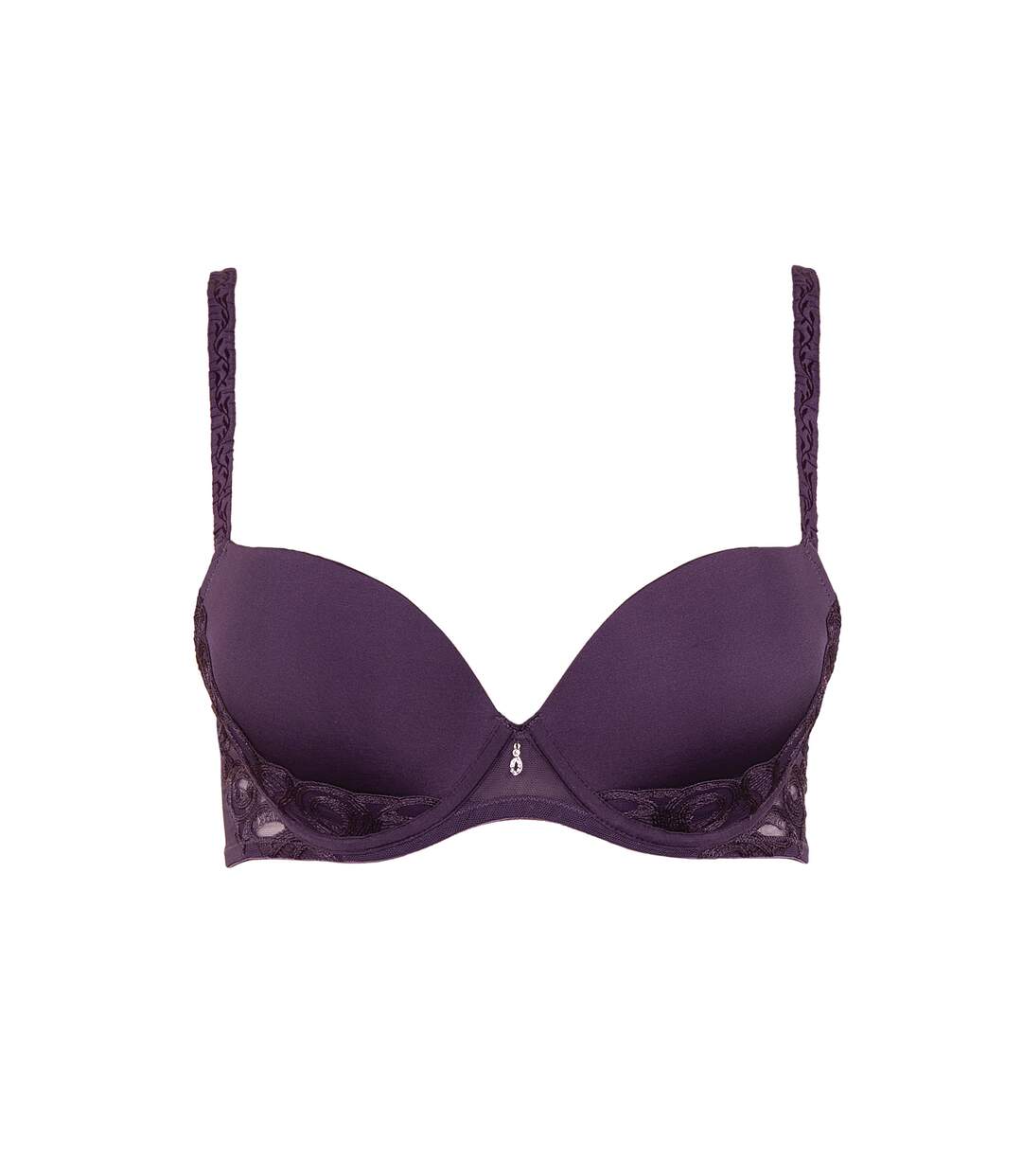 Soutien-gorge push-up Emanuelle Lisca prune-3