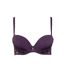 Soutien-gorge push-up Emanuelle Lisca prune