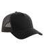 Rapper 5 panel cotton sustainable trucker cap black/dark grey Atlantis-2