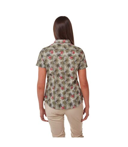 Craghoppers Womens/Ladies NosiLife Vanna Short Sleeved Shirt (Soft Moss) - UTCG1307