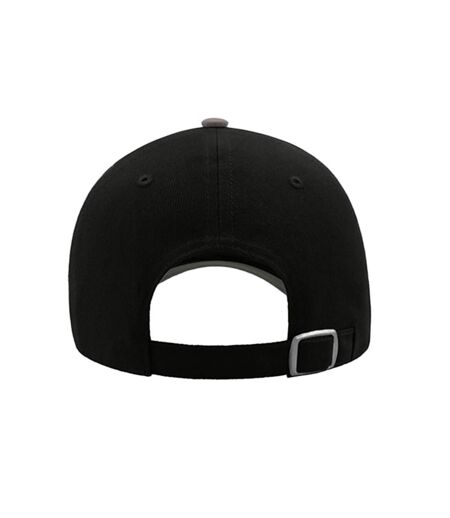 Casquette Sandwich En Coton Épais Mixte Noir Gris Atlantis