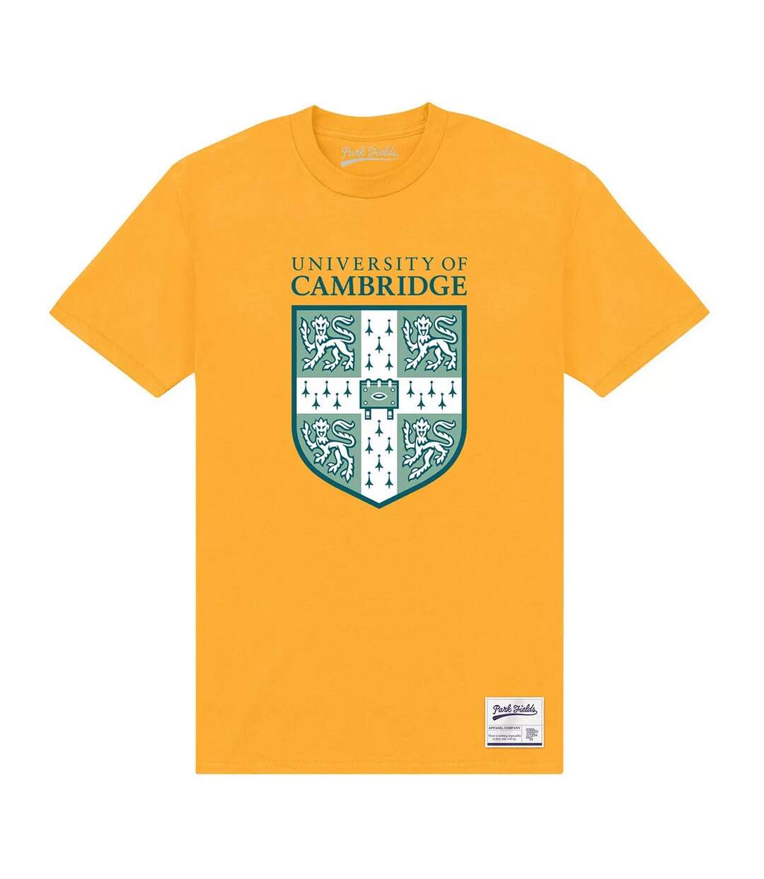 T-shirt Adulte Doré Cambridge University-1