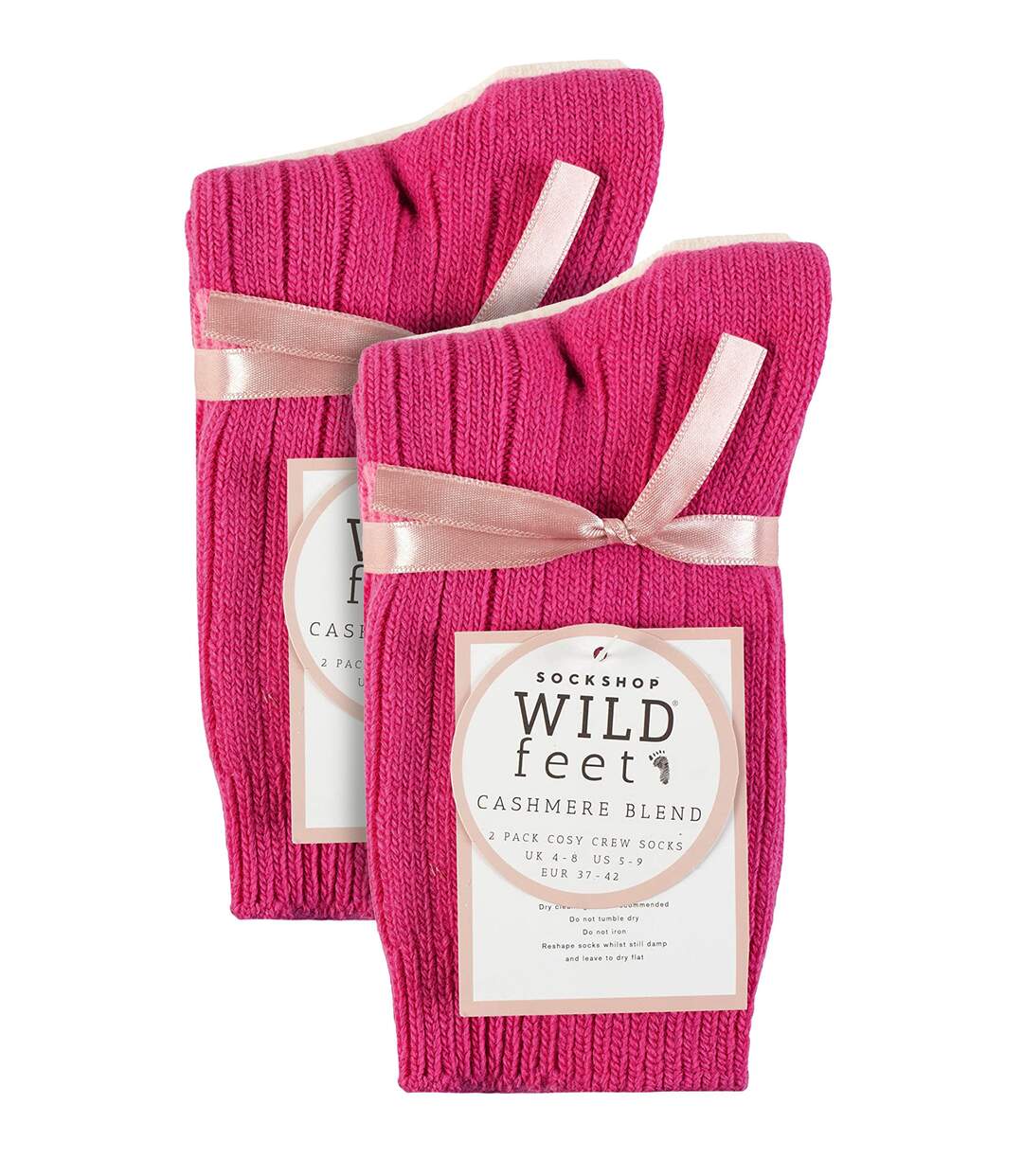 Wildfeet - 4 Paires Femme Chaussettes Cachemire Tricoté Lit Hiver-2