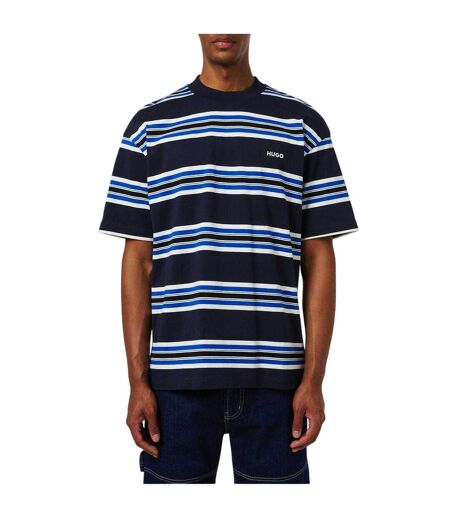T-shirt Motif/style À Rayures Natinolo Homme Bleu Foncé Hugo