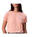 Lot de 2 t-shirt rose/blanc femme calvin klein jeans monologo-2