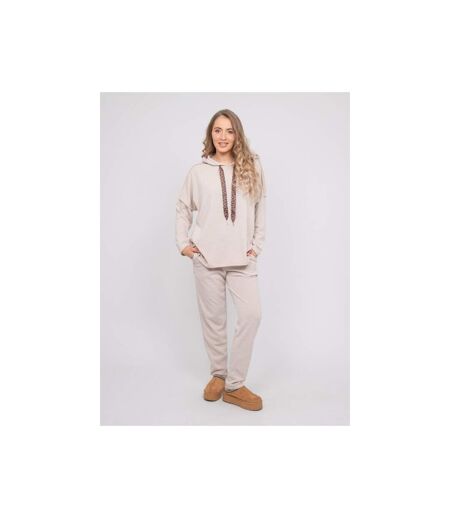 Sweat capuche oversize cordon léopard YOKO - Dona X Lisa