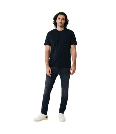 Unisex adult sierra recycled cotton lightweight t-shirt light heather brown Iqoniq