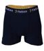 Pack Of 3  Mens Lomli Boxer Shorts  Navy Grey Black Farah-2