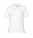 Polo de sport homme blanc Gildan-1