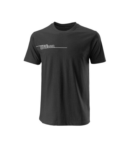 T-shirt noir homme wilson team - m