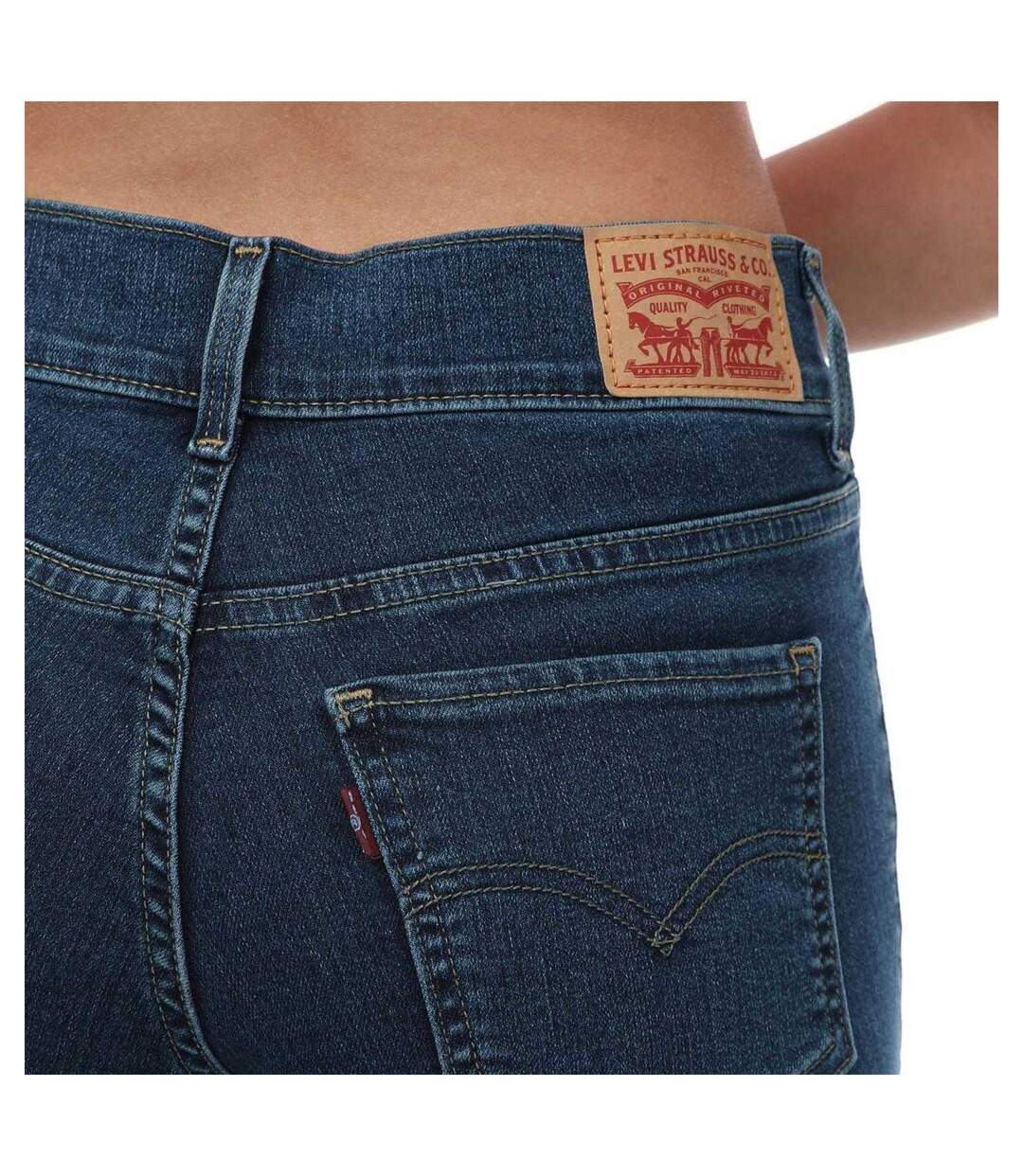 Jean Femme Bleu Foncé Levis-4