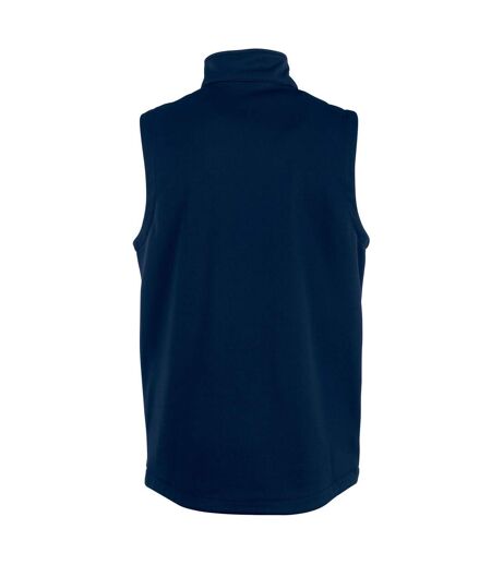 Mens smart softshell gilet french navy Russell