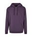 Sweat À Capuche Adulte Violet Foncé Build Your Brand-1