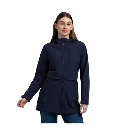 Veste Softshell Aylmer Femme Bleu Marine Chiné Trespass