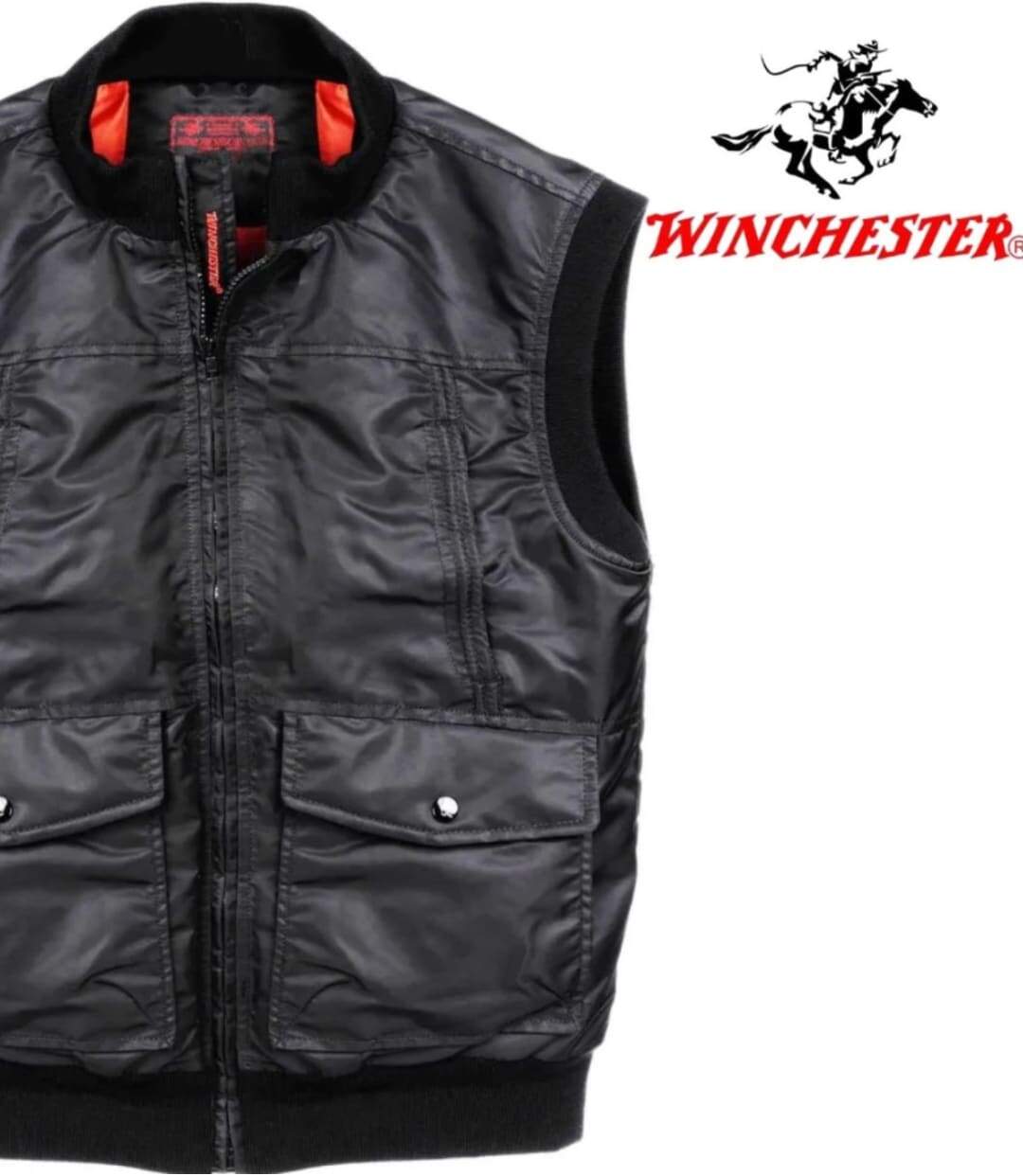 WINCHESTER DRIFTN — Gilet sans manches noir : chaleur bomber et tissu déperlant-4
