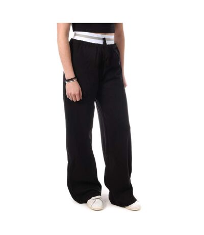 Pantalon fluide noir femme monday premium 3256 - l