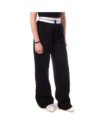 Pantalon fluide noir femme monday premium 3256 - l