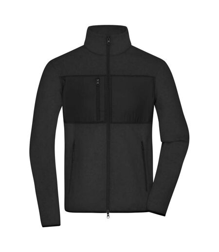 Veste Polaire Homme Noir James And Nicholson