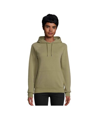 Sweat À Capuche Stellar Adulte Kaki SOLS