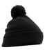 Bonnet snowstar noir Beechfield