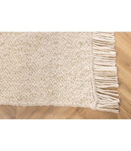 Tapis Déco en Laine Betina 300x400cm Blanc
