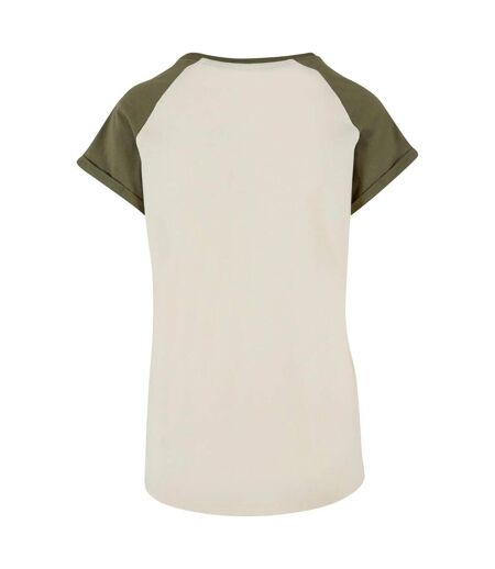 T-shirt Femme Sable Blanc Olive Urban Classics