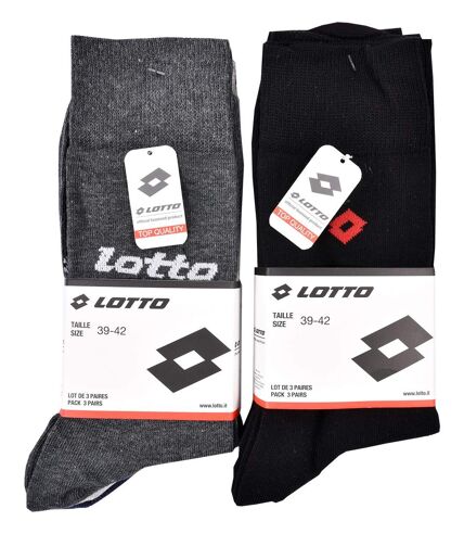 Chaussettes Homme LOTTO Pack de 6 paires URBAN 1014