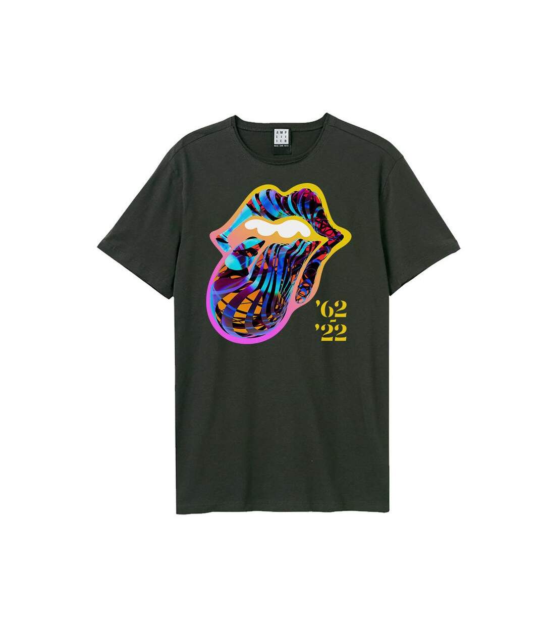 T-shirt Sixty Tongue Adulte Anthracite Amplified-1