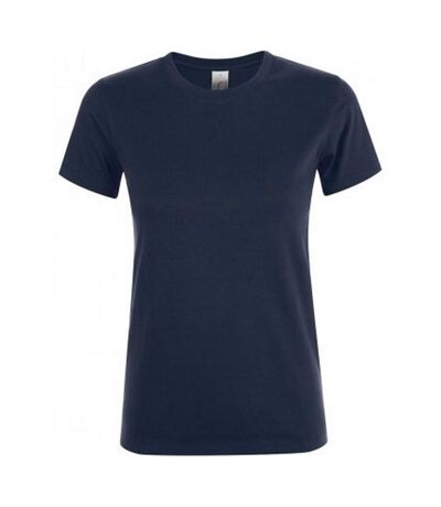 SOLS Womens/Ladies Regent Short Sleeve T-Shirt (French Navy) - UTPC3774