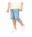 Mens Kamaline Denim Shorts Light Wash Crosshatch-2