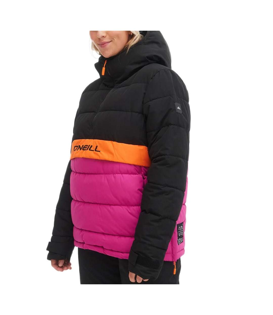 Doudoune Rose/Orange/Noir Femme O'Neill O'riginals Puffer - L-1