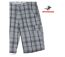 Bermuda à carreaux homme Winchester INTACT3 en coton gris multi-poches pour les loisirs-4