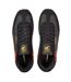 Mens Monza Suede Trainers Black Orange Patrick-3