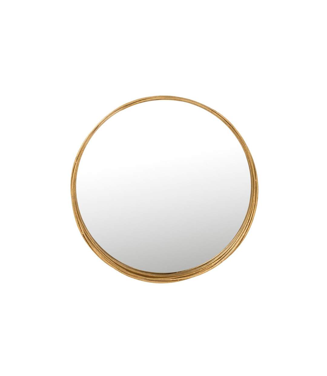 Miroir Mural en Métal Design Aurora 60cm Or-2