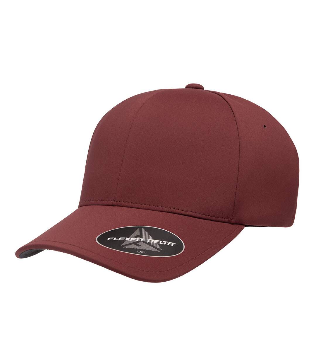 Casquette de baseball flexfit delta adulte bordeaux Yupoong