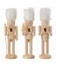 Lot de 3 Casse-Noisettes en Bois Winter 27cm Naturel-1